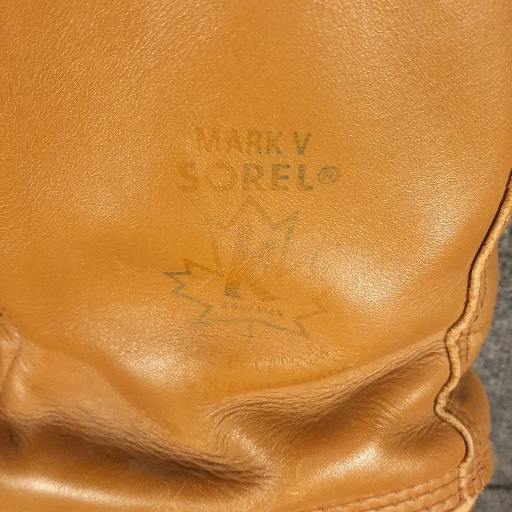 Sorel Mark V Men's 9.5 Boots Waterproof Rubber Leather Pac Boot w/Liner